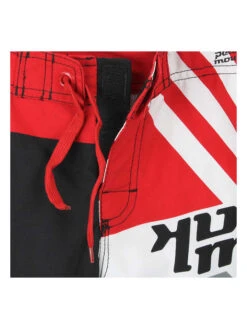 Badeshorts "Ecahiti" In Rot/ Schwarz -Peak Mountain peak mountain badeshorts ecahiti in rot schwarz 2