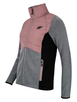 Fleecejacke "Anaples" In Rosa/ Grau -Peak Mountain peak mountain fleecejacke anaples in rosa grau 1