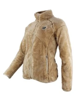 Fleecejacke "Ariano" In Hellbraun -Peak Mountain peak mountain fleecejacke ariano in hellbraun 2