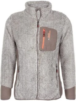 Fleecejacke "Caffy" In Taupe