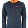 Fleecejacke "Cayak" In Dunkelblau/ Orange -Peak Mountain peak mountain fleecejacke cayak in dunkelblau orange