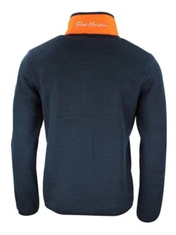 Fleecejacke "Cayak" In Dunkelblau/ Orange -Peak Mountain peak mountain fleecejacke cayak in dunkelblau orange 2