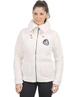 Fleecejacke In Weiß