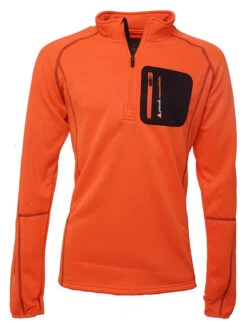 Fleecepullover "Ceruno" In Orange