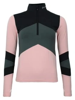 Funktionsshirt "Athos" In Rosa/ Schwarz/ Grau