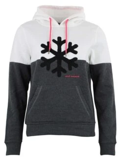 Hoodie "Acarlo" In Weiß/ Grau