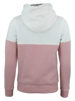 Hoodie "Acarlo" In Weiß/ Rosa -Peak Mountain peak mountain hoodie acarlo in weiss rosa 2