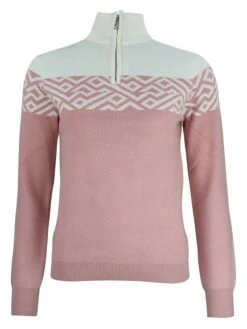 Pullover "Akar" In Rosa/ Weiß