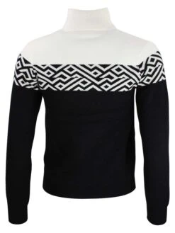 Pullover "Akar" In Weiß/ Schwarz -Peak Mountain peak mountain pullover akar in weiss schwarz 2