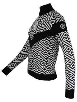 Rollkragenpullover "Adiamant" In Schwarz/ Grau -Peak Mountain peak mountain rollkragenpullover adiamant in schwarz grau 2