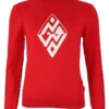 Rollkragenpullover In Rot/ Weiß -Peak Mountain peak mountain rollkragenpullover in rot weiss