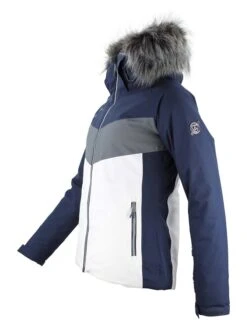 Ski-/ Snowboardjacke "Afidol" In Blau/ Weiß -Peak Mountain peak mountain ski snowboardjacke afidol in blau weiss 1