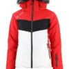 Ski-/ Snowboardjacke "Afidol" In Rot/ Weiß -Peak Mountain peak mountain ski snowboardjacke afidol in rot weiss