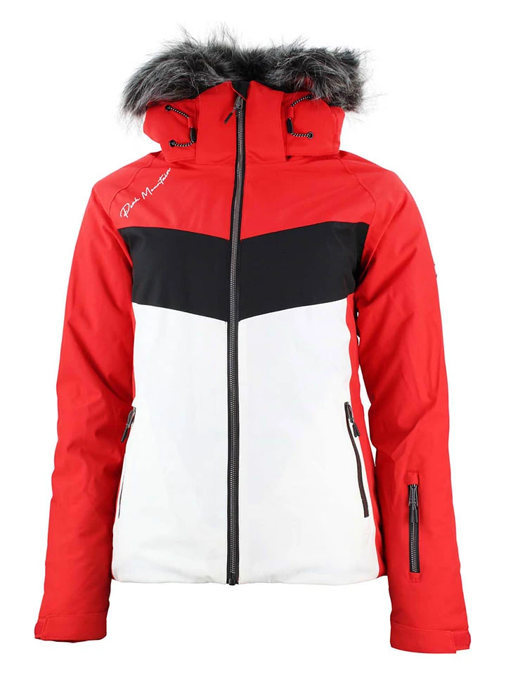 Ski-/ Snowboardjacke "Afidol" in Rot/ Weiß Ski-/ Snowboardjacke "Afidol" In Rot/ Weiß -Peak Mountain peak mountain ski snowboardjacke afidol in rot weiss