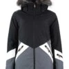 Ski-/ Snowboardjacke "Anita" In Schwarz/ Grau -Peak Mountain peak mountain ski snowboardjacke anita in schwarz grau