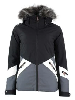 Ski-/ Snowboardjacke "Anita" In Schwarz/ Grau