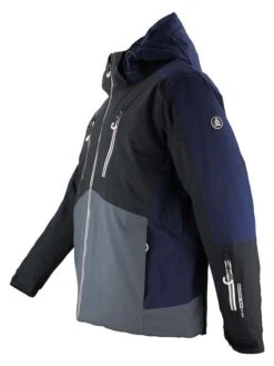 Ski-/ Snowboardjacke "Cansas" In Schwarz/ Dunkelblau -Peak Mountain peak mountain ski snowboardjacke cansas in schwarz dunkelblau 2
