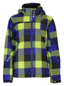 Softshelljacke In Blau/ Gelb