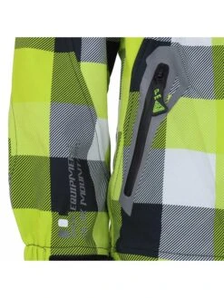 Softshelljacke In Grau/ Grün -Peak Mountain peak mountain softshelljacke in grau grun 2