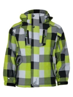 Softshelljacke In Grau/ Grün