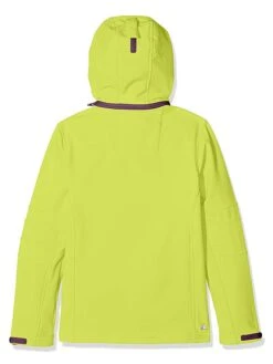 Softshelljacke In Neongelb -Peak Mountain peak mountain softshelljacke in neongelb 2