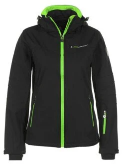 Softshelljacke In Schwarz/ Grün