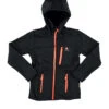 Softshelljacke In Schwarz/ Orange -Peak Mountain peak mountain softshelljacke in schwarz orange