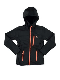Softshelljacke In Schwarz/ Orange